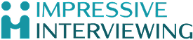 Impressive Interviewing logo with stylized "M".