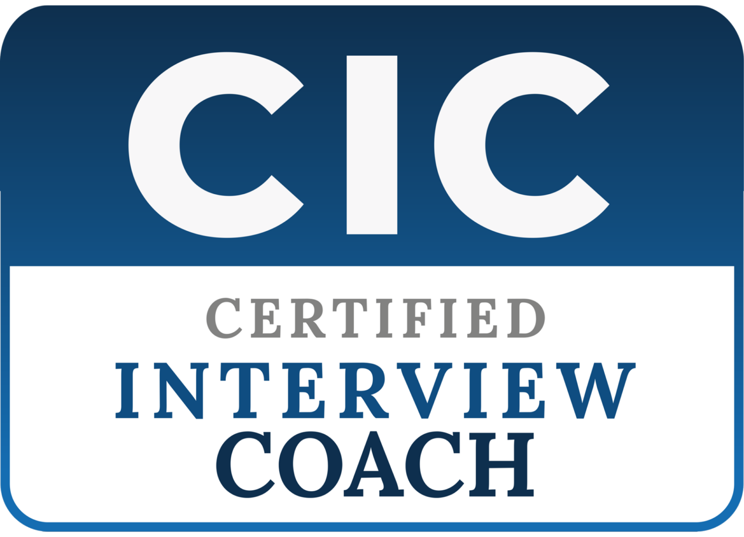 Certified Interview Coach credential badge