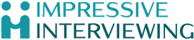 Impressive Interviewing logo with stylized "M".